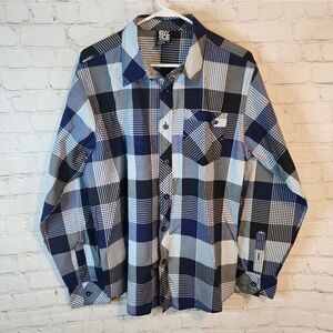 Men's Enyce longsleeve button-down shirt, size Large